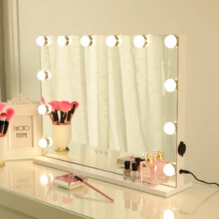 Makeup mirror deals with light bulbs